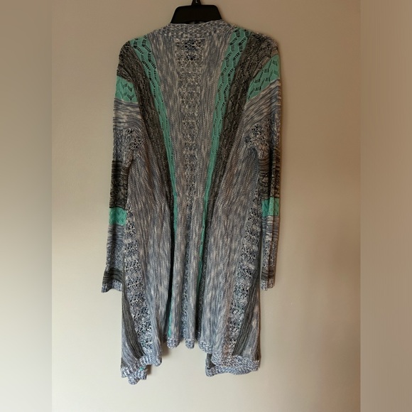 New Direction Open Front Cardigan Sweater Size L - Picture 2 of 8